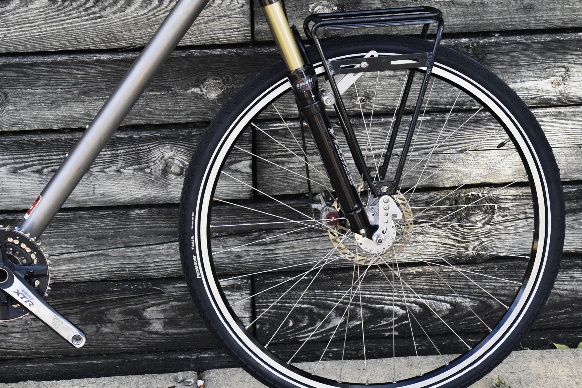 CUSTOM BUILT MOOTS TOURING BIKE SIZE XXL, 27 SPEED, TITANIUM TOP OF THE LINE - Image 3
