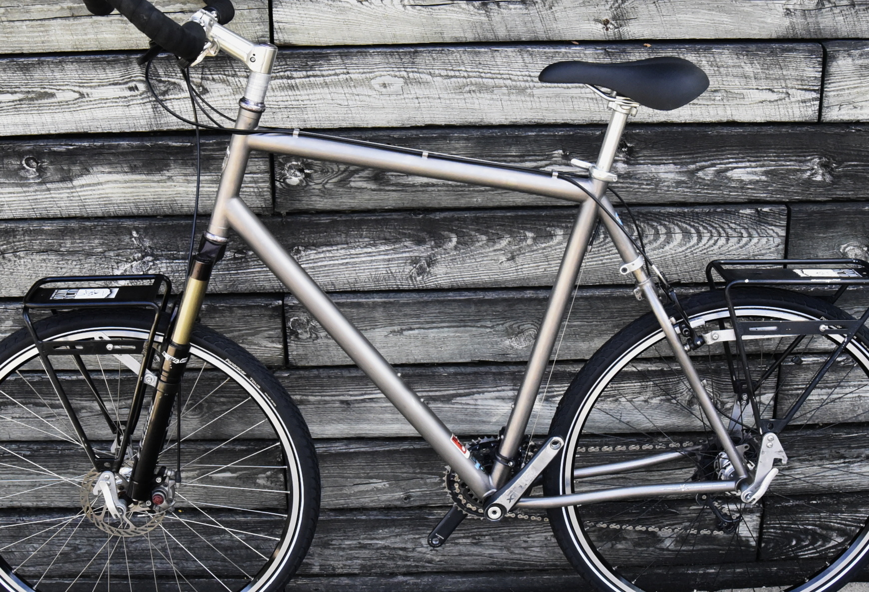 CUSTOM BUILT MOOTS TOURING BIKE SIZE XXL, 27 SPEED, TITANIUM TOP OF THE LINE - Image 19