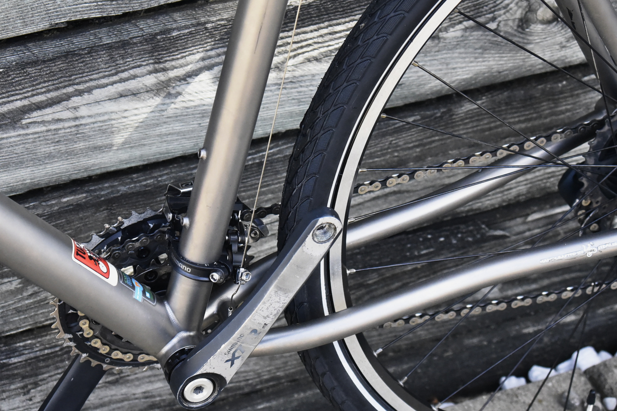 CUSTOM BUILT MOOTS TOURING BIKE SIZE XXL, 27 SPEED, TITANIUM TOP OF THE LINE - Image 17